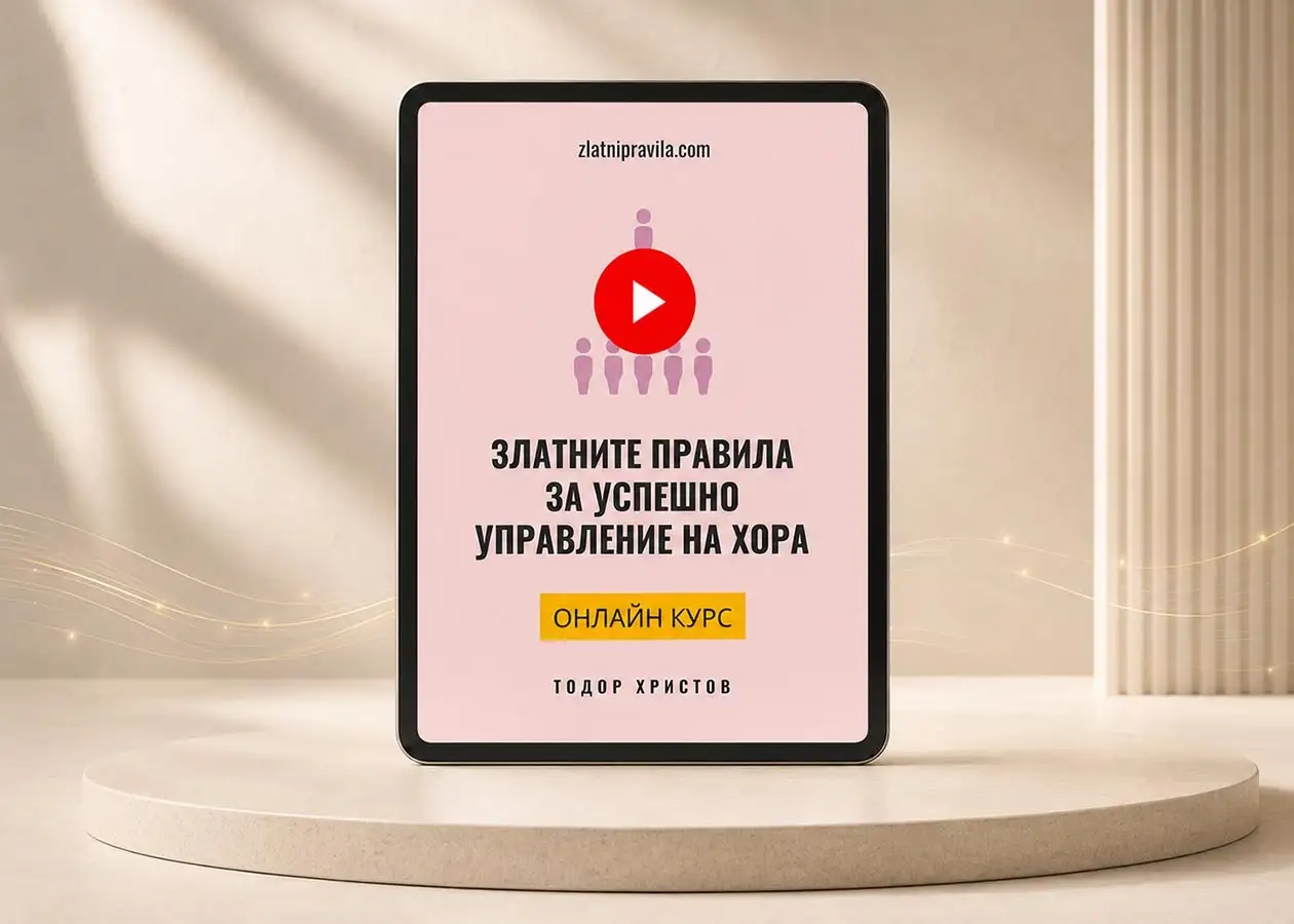 Онлайн курс "Златните правила за успешно управление на хора"